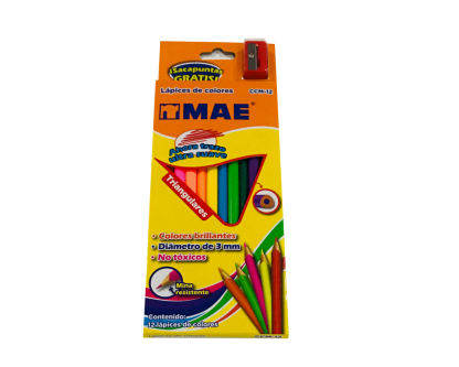 LAPICES DE COLORES UNIPUNTA DE 3 MM X 12 UNDS